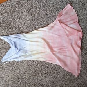 Blue life Hadid front split dress